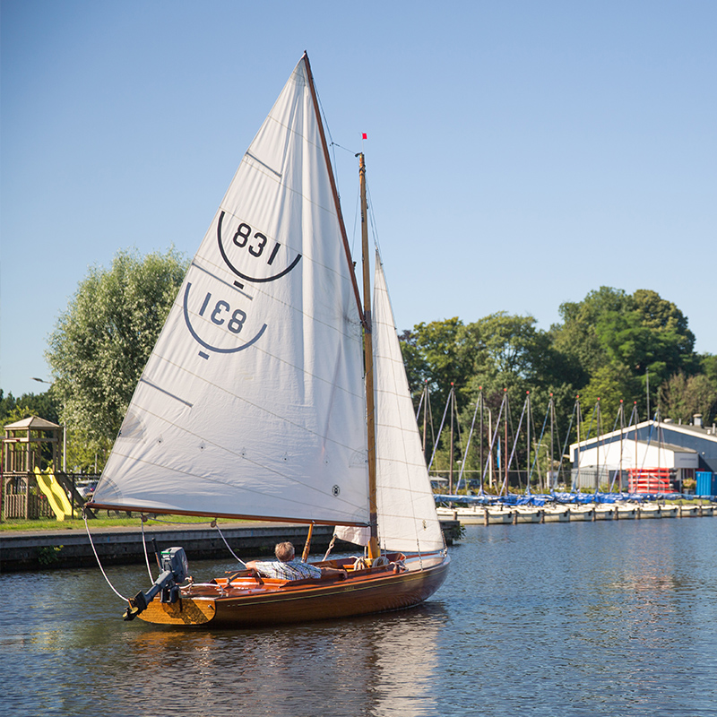Zeilboot (Polyvalk) van Jachthaven Zuidwesthoek in Haren